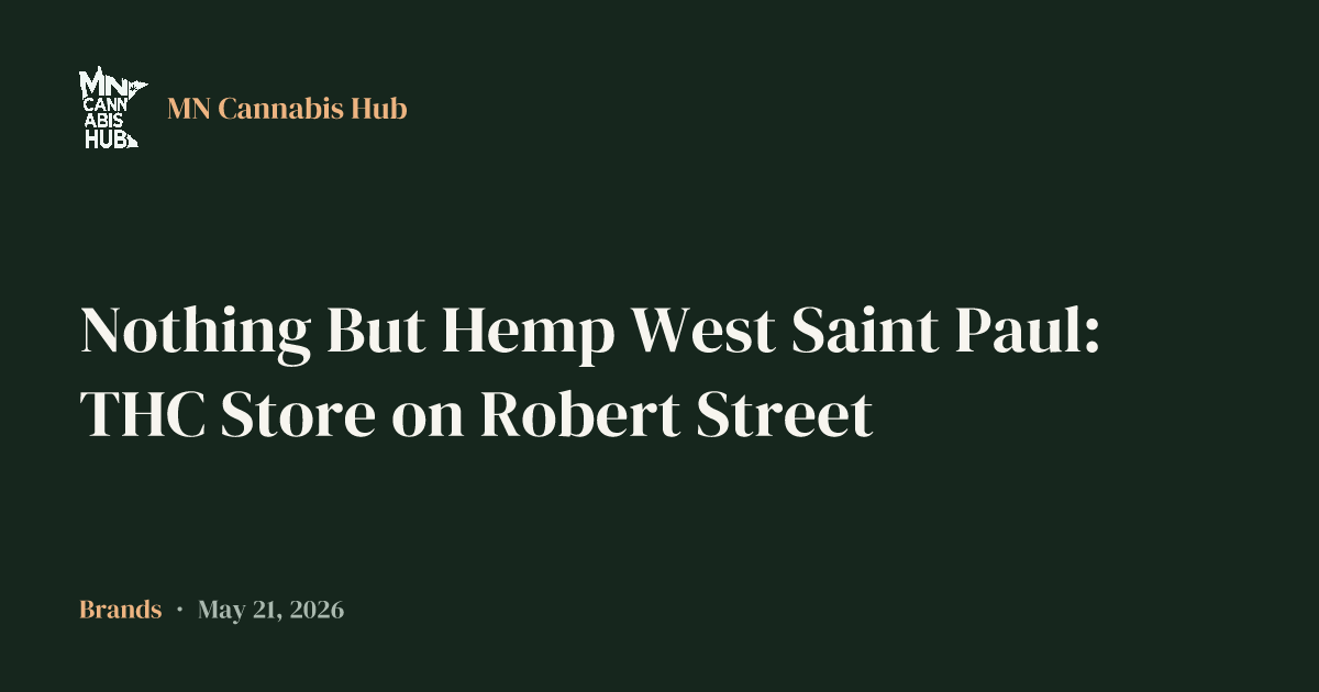 Nothing But Hemp West Saint Paul: THC Store on Robert Street
